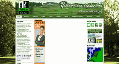 Desktop Screenshot of golfersvannederland.nl