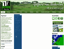 Tablet Screenshot of golfersvannederland.nl